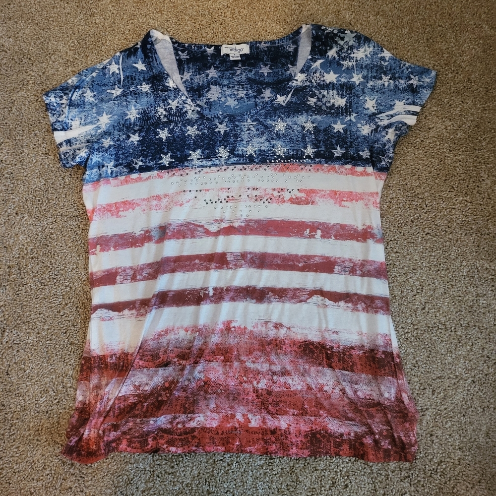 🌻SALE🌻 NWOT WOMENS GREAT NORTHWEST INDIGO TOP